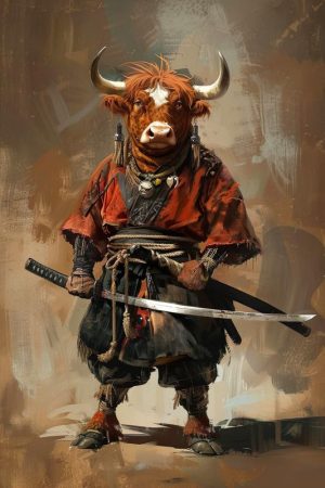 Stoere Samurai Koe