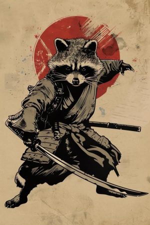 Racoon Samurai: De Strijdersgeest