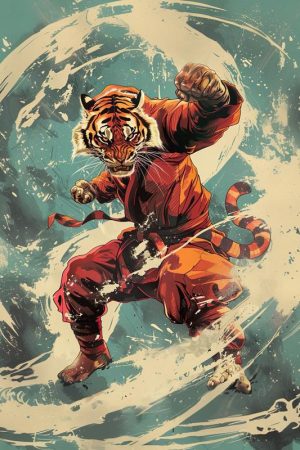 Stoere Tijger Strijder