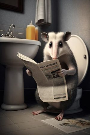 Een Boekje Lezen op de Pot