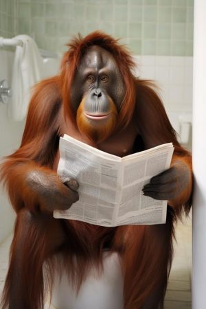 Ontspannen Orang-oetan!