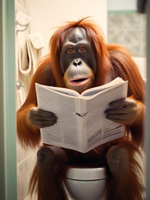 Ontspannen Orang-oetans