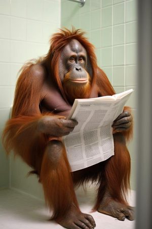Ontspannen Orang-oetang