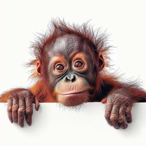 Schattige Aapjes Glimlach