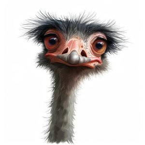 Lachen met een Struisvogel!