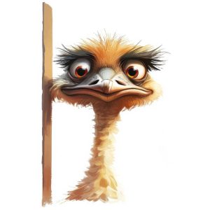 Soepele Struisvogelgrijns