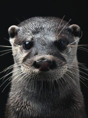 Schattige Otter Kiek!
