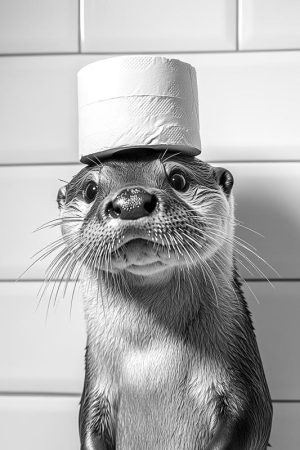 Vetste Otter met Toekan Hoed!