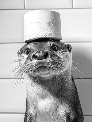 Stijlvolle Otter met Toverhoed!