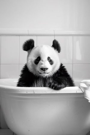Schattige Badpanda