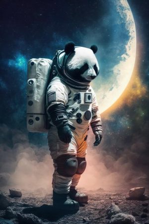 Panda in de Ruimte!