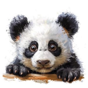 Schattige Panda Baby