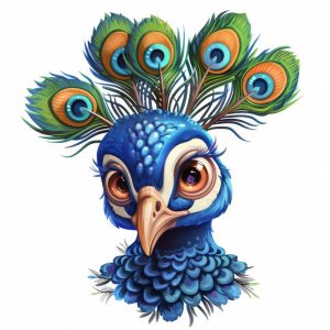Prachtige Pauw in Geweldige Kleuren!