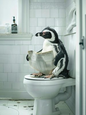 De Levensechte Pinguïn Moment!