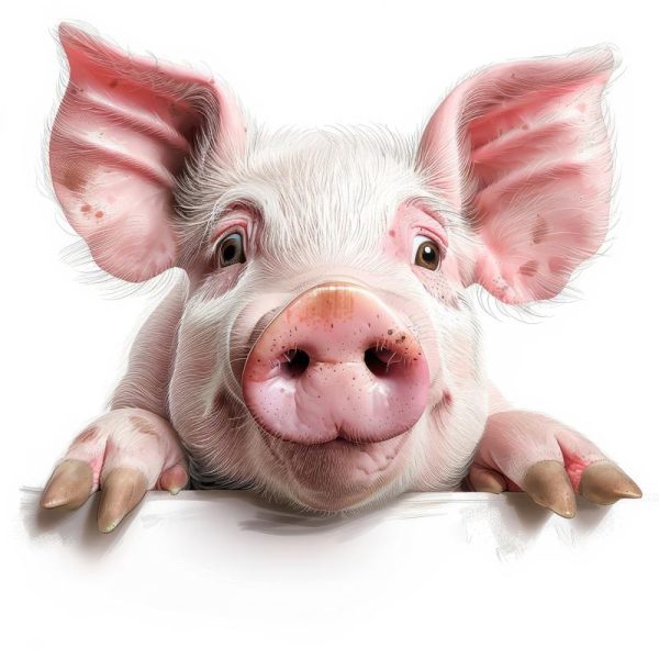 Schattige Biggen Glimlach!