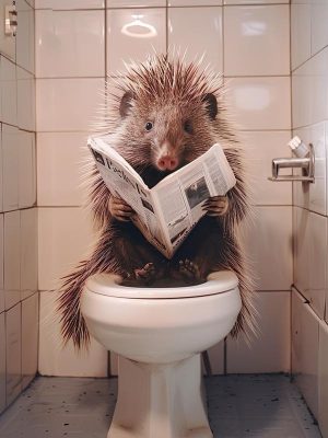 Ontspannen op de WC
