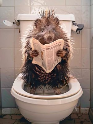 Hilarisch Praktisch: De Lezende Egel