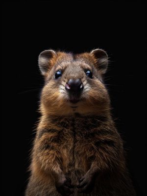 Schattige Quokka met een Glimlach