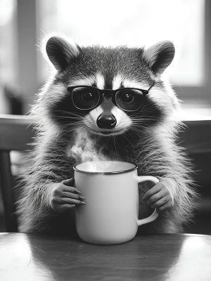 Koffie met een Knuffelbandiet