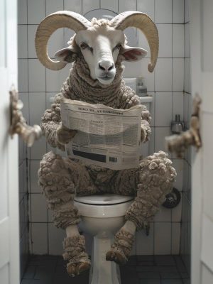 Sterk in de WC
