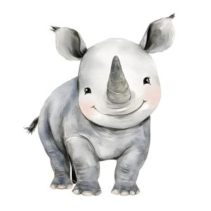 Zó Schattig: Een Jong Neushoorn!