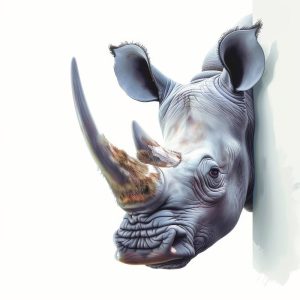 Indrukwekkende Neushoorn
