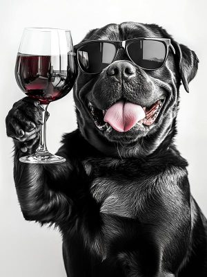 Chillende Wijndog