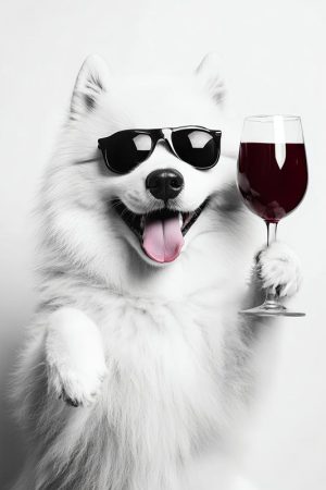 Party Draak: De Wijn Drinkende Hond!