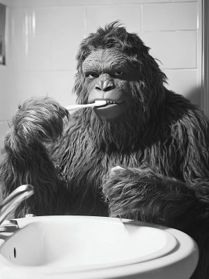 Gigantische Gorillamanieren!