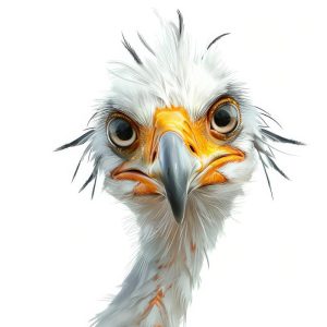 Kijk eens naar deze bijzondere vogel!