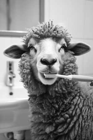 Schoonheidsroutine voor Schaap