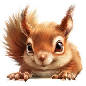 Schattig Eekhoorn Avontuur