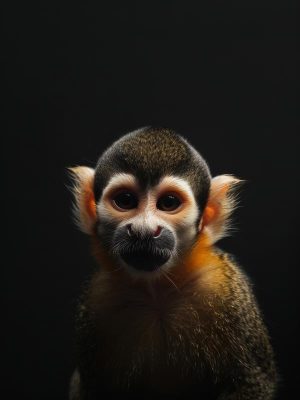 Schattige Aap in Focus
