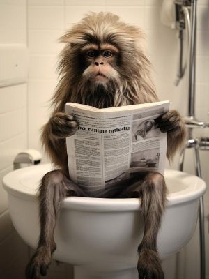 De Leuke Toiletmonkey!