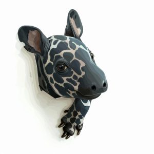 Schattige Tapirportrett!