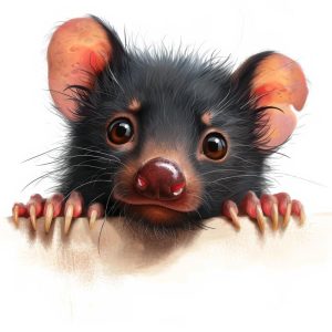 Schattige Tasmanische Duivel