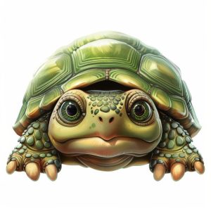 Schattige Schildpadvriend!