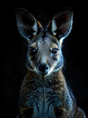 Schattige Wallaby Staren