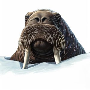 Grommende Walrus