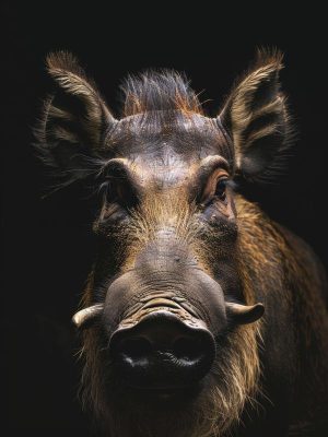 Krachtige Varkenskop