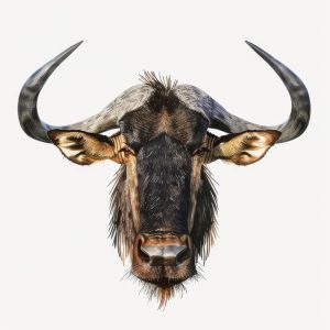 Krachtige Wildebeest