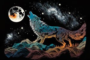 Onder de Maan: De Huilende Wolf