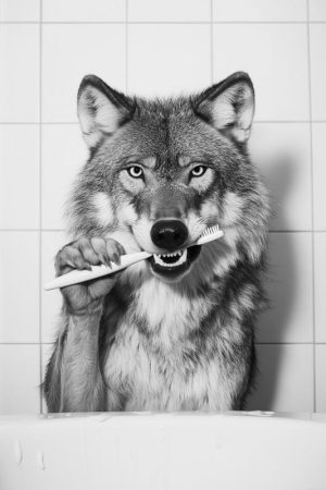 Wilde Tandenpoetser!