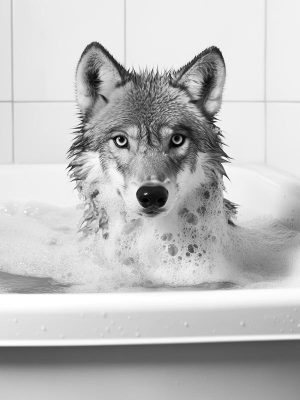 Badderende Wolf