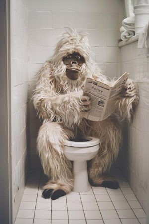 Yeti op het Toilet!