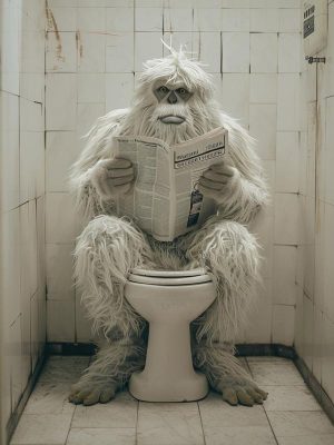 De Yeti in de WC!