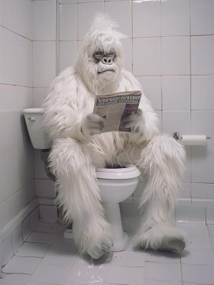 Yeti op de Wc: Een Ongewoon Moment