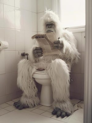 De Yeti op het Toilet