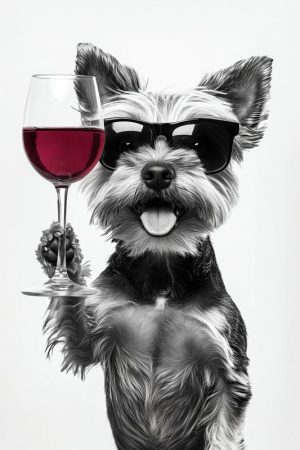 Proost met deze stijlvolle hond!