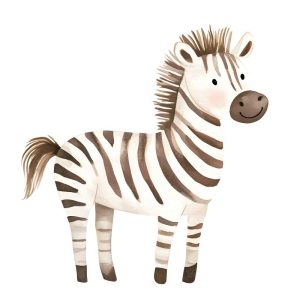 Schattige Zebra Vriend!